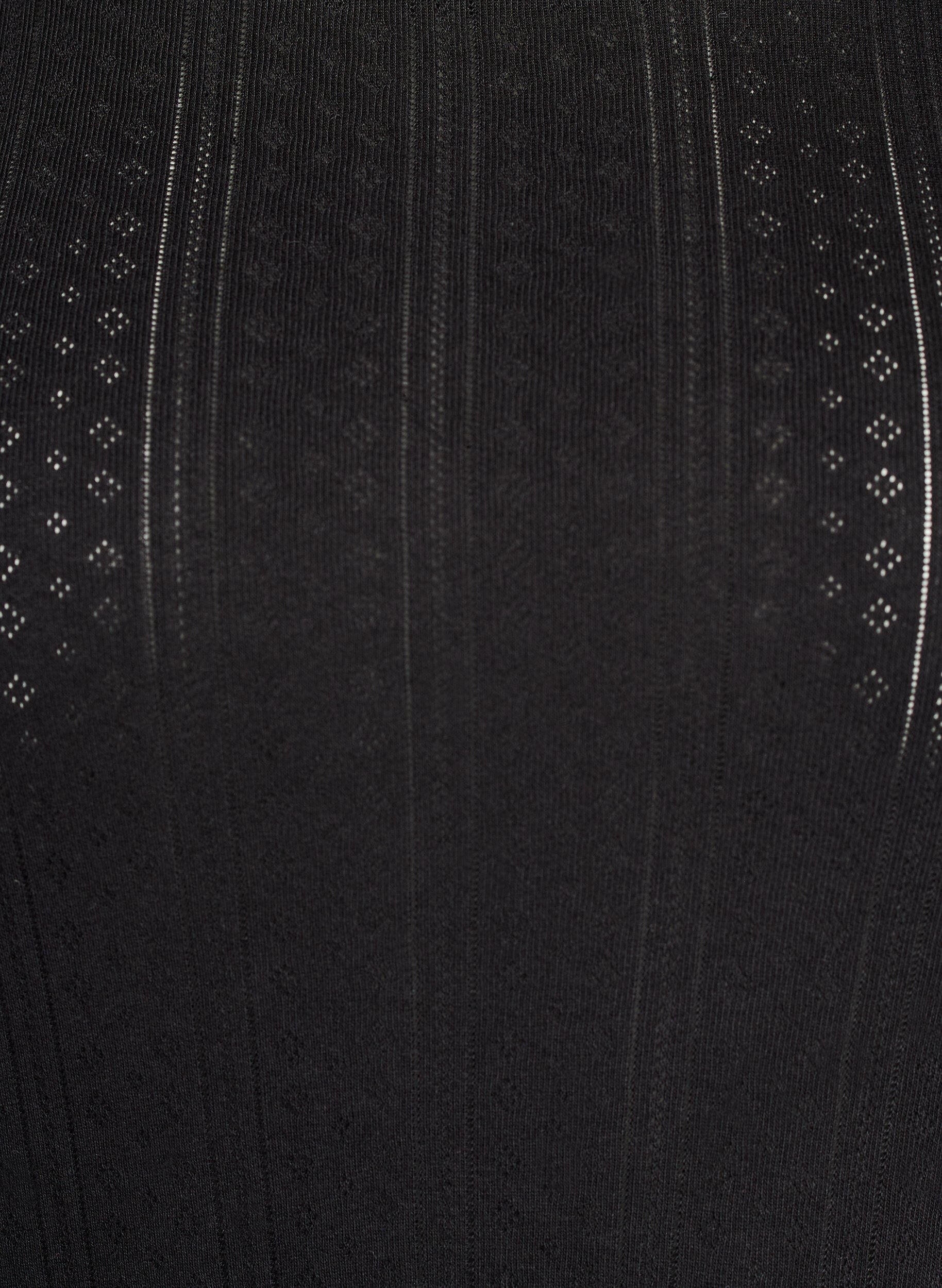 ZizziT-Shirt aus Baumwolle mit Lochstickerei, Schwarz, Packshot image number 2