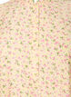 Kurzes Kleid aus Viskose mit R&uuml;schendetails, Gelb, Packshot image number 2