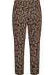 Pyjamahose aus Baumwolle mit Print, Braun, Packshot image number 1
