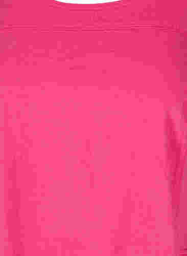 Ärmelloses Kleid aus Baumwolle, Fuchsia Purple, Packshot image number 2