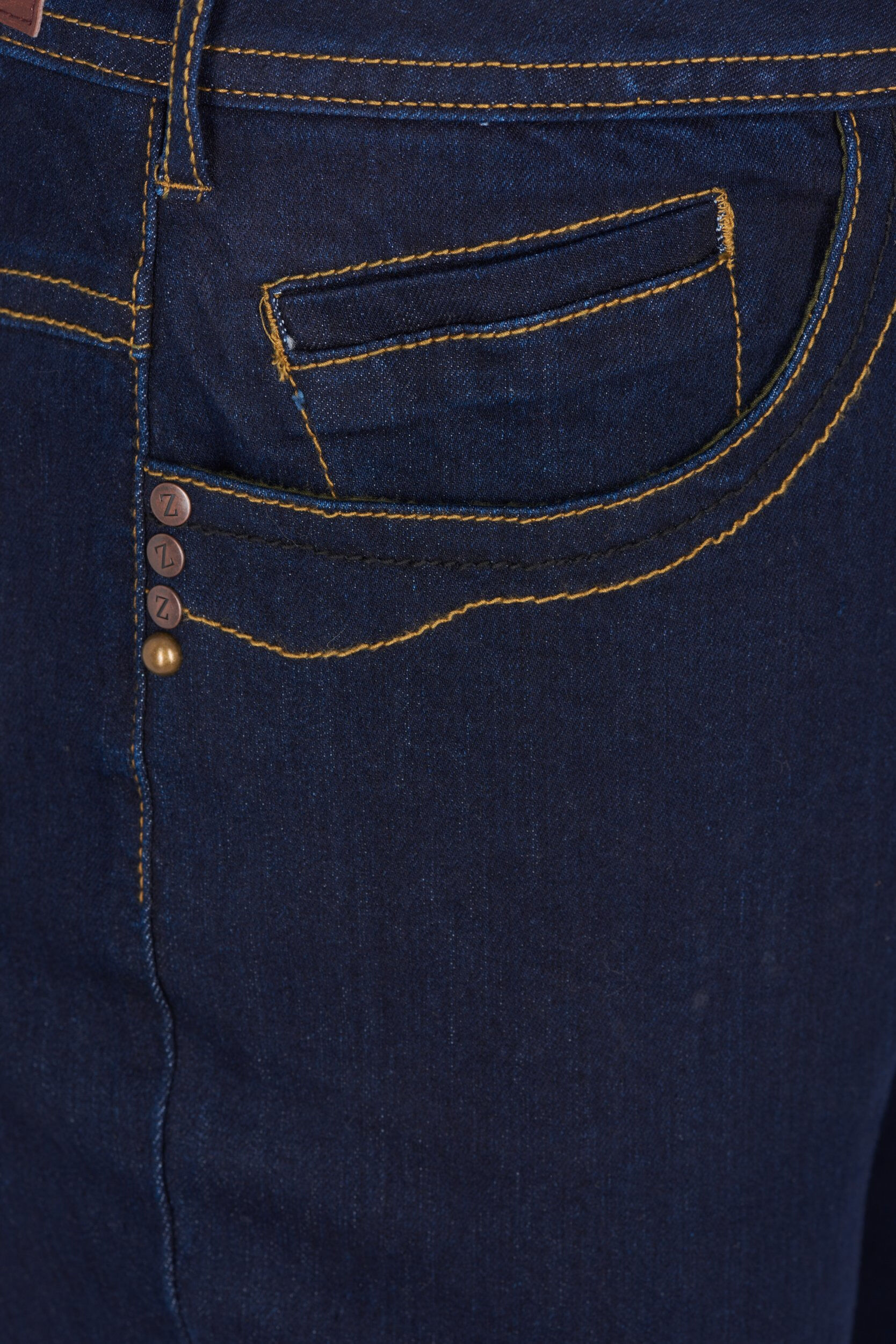 ZizziSlim Fit Vilma Jeans mit hoher Taille, Blau, Packshot image number 2