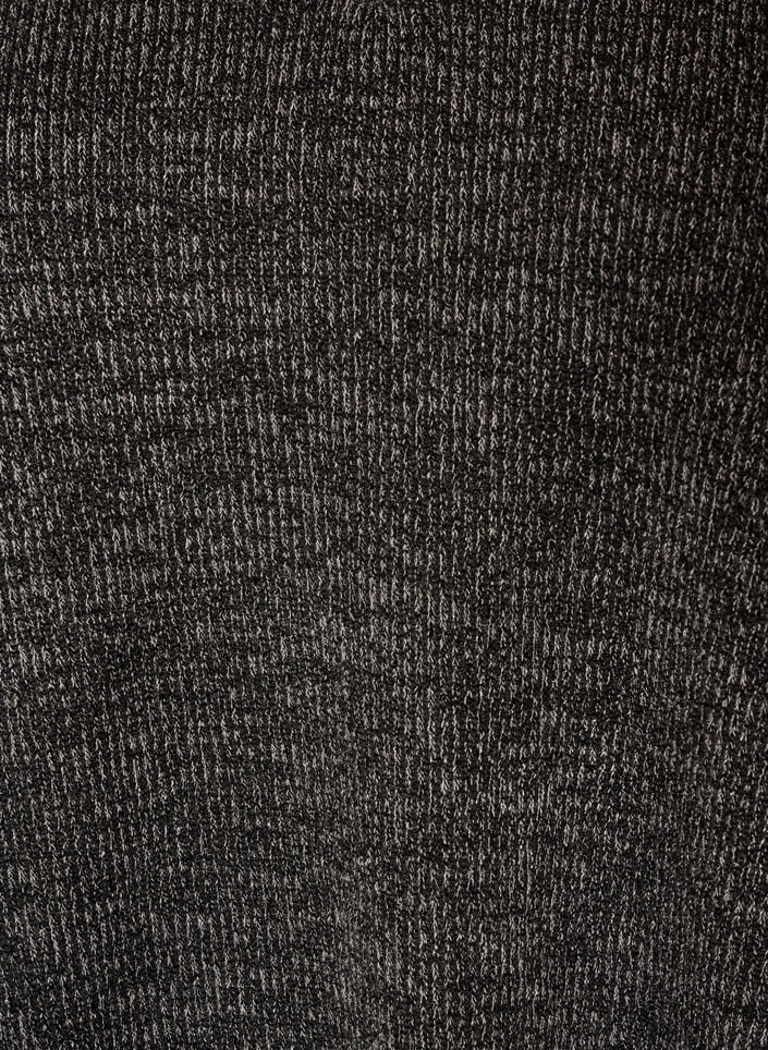 Bluse aus Jersey mit V-Ausschnitt und langen &Auml;rmeln, Schwarz, Packshot image number 2