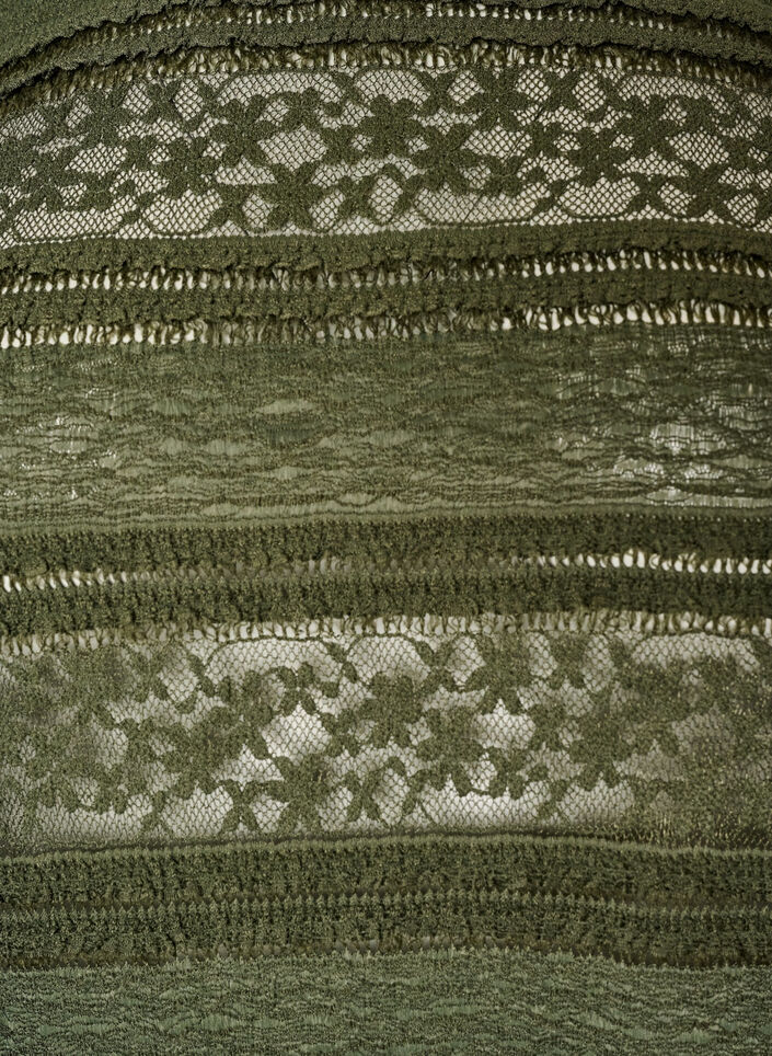 Bluse aus Spitze mit langen &Auml;rmeln, Gr&uuml;n, Packshot image number 2