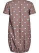 Kurz&auml;rmliges Baumwollkleid mit Aufdruck, Blau, Packshot image number 1