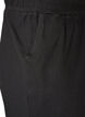 Gerippte Pyjamahose mit geraden Beinen, Schwarz, Packshot image number 3