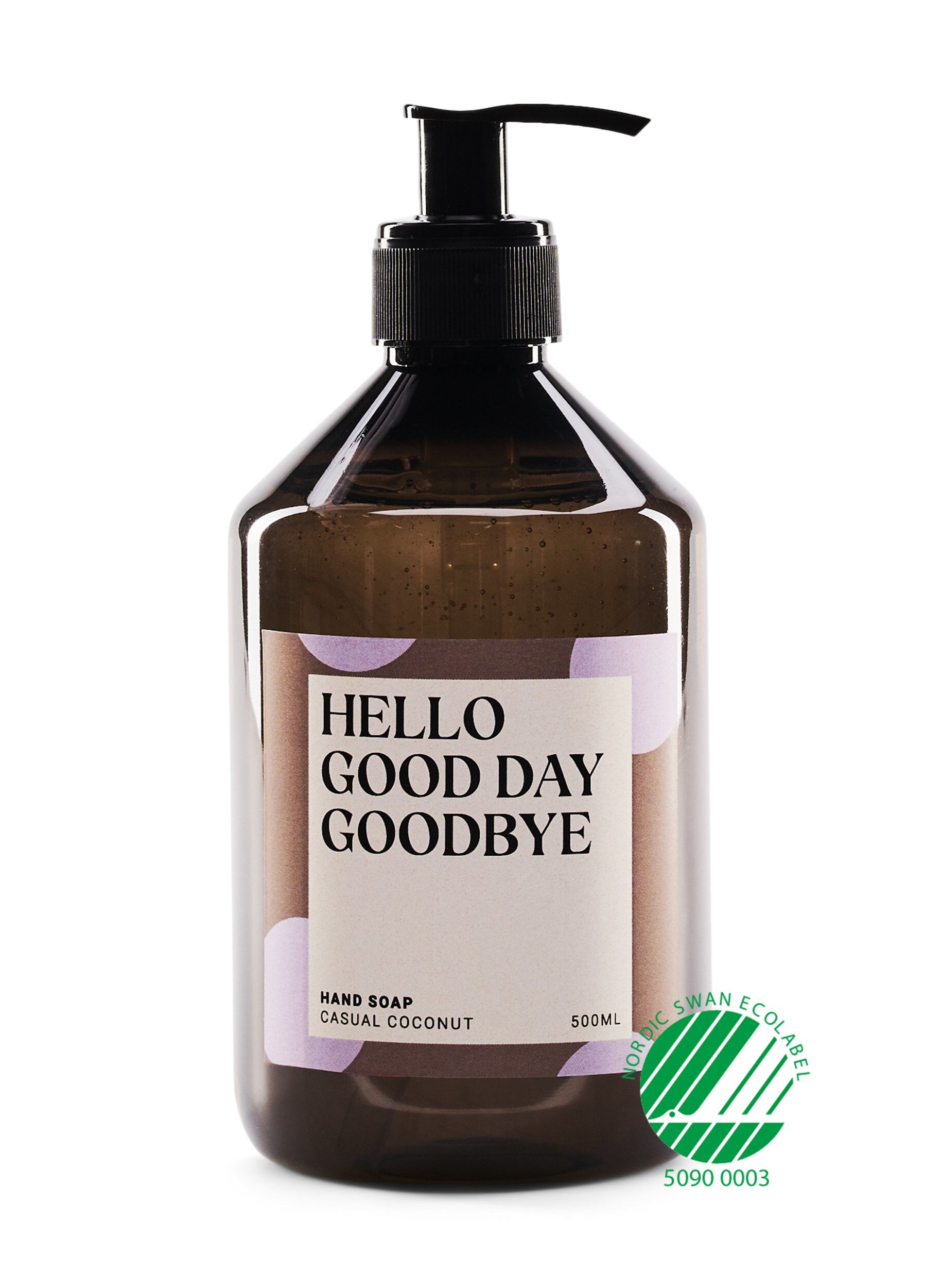 ZizziNordic Swan Ecolabel Handseife - Casual Coconut 500 ml, Casual Coconut Dots, Packshot image number 0