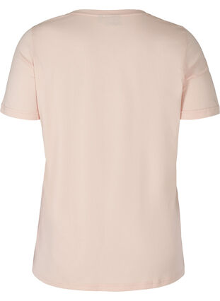 Kurzarm T-Shirt aus Baumwolle mit Aufdruck, Rose Smoke CALIFORN, Packshot image number 1