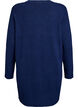 Strickjacke mit Rippenstrick und Taschen, Blau, Packshot image number 1