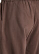 Hoch taillierte Sweatpants mit Taschen, Braun, Packshot image number 3