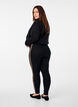 Leggings aus Viskose mit Leopardenstreifen, Black W. Leo, Model image number 1