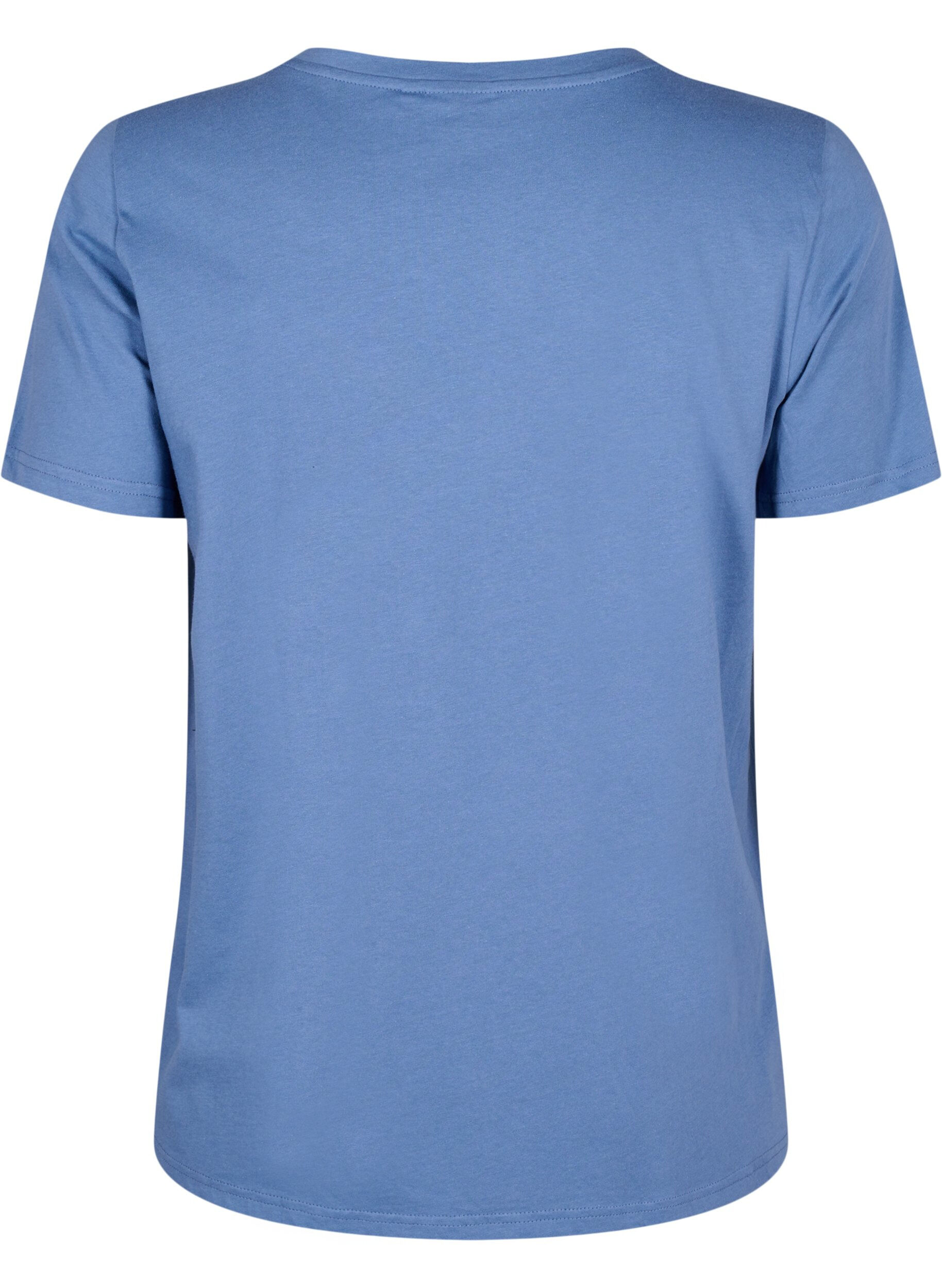 ZizziT-Shirt mit Text-Motiv, Moonlight B. W.Navy, Packshot image number 1