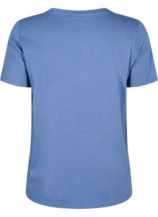 T-Shirt mit Text-Motiv, Moonlight B. W.Navy, Packshot image number 1