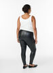 Beschichtete Leggings mit gebürsteter Innenseite, Schwarz, Model image number 2