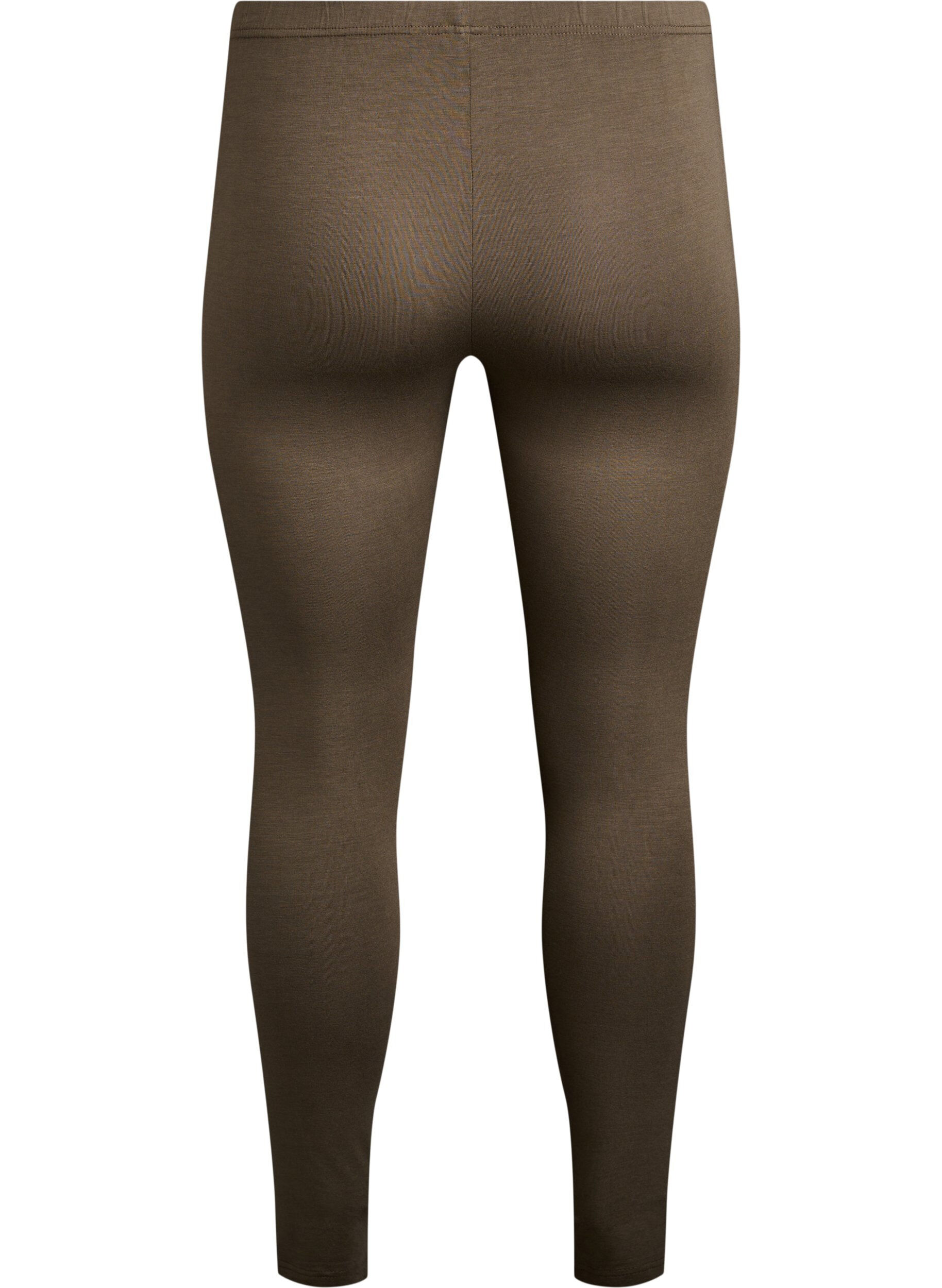 ZizziBasic Leggings aus Viskose, Gr&uuml;n, Packshot image number 1