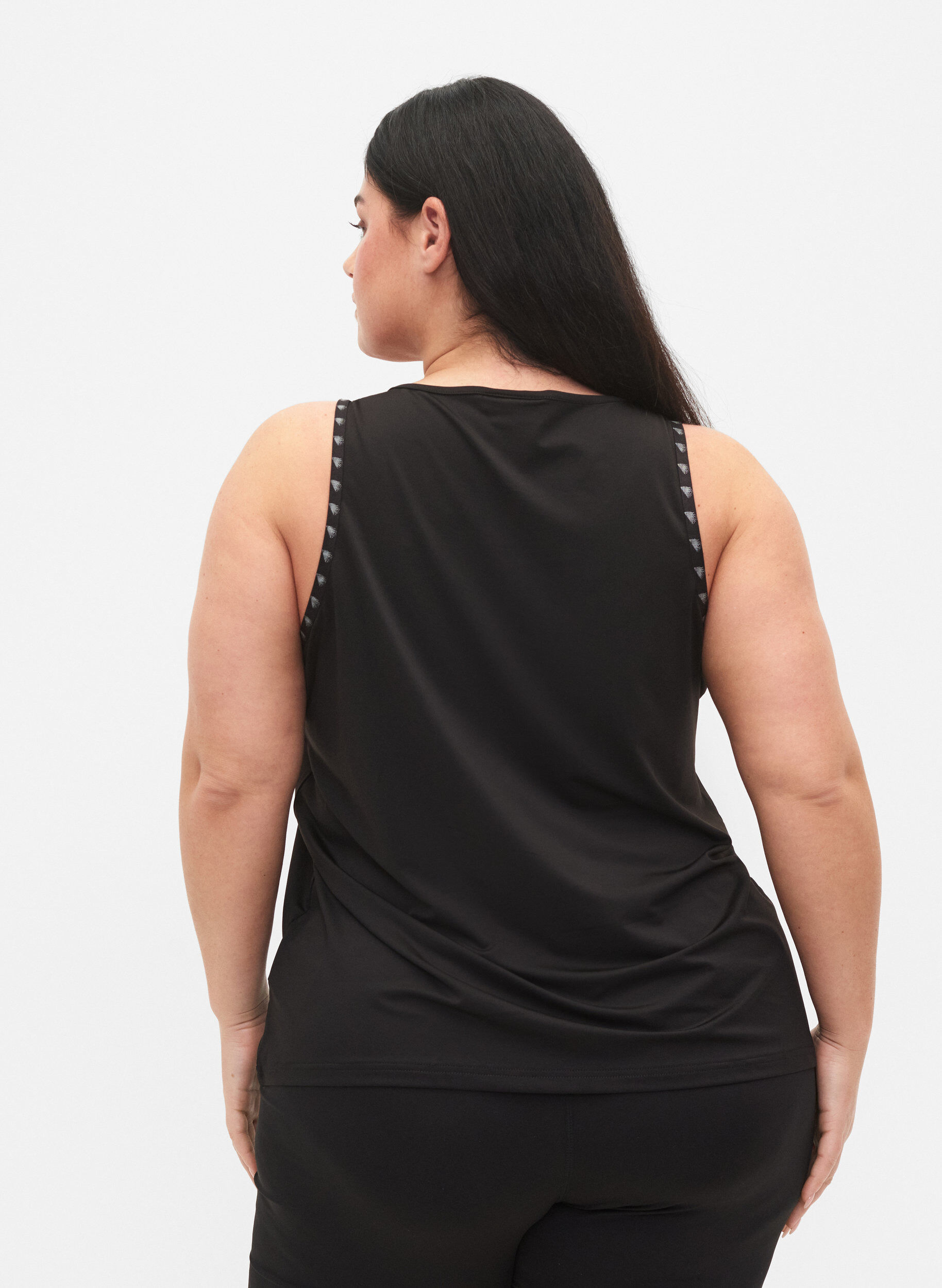 ZizziEinfarbiges Trainingsoberteil, Black, Model image number 1