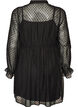 Kleid aus Chiffon mit Guipure-Spitze und Empire-Linie, Schwarz, Packshot image number 1