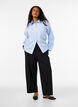 Lockere Hose aus Jersey mit hoher Taille, Schwarz, Model image number 0