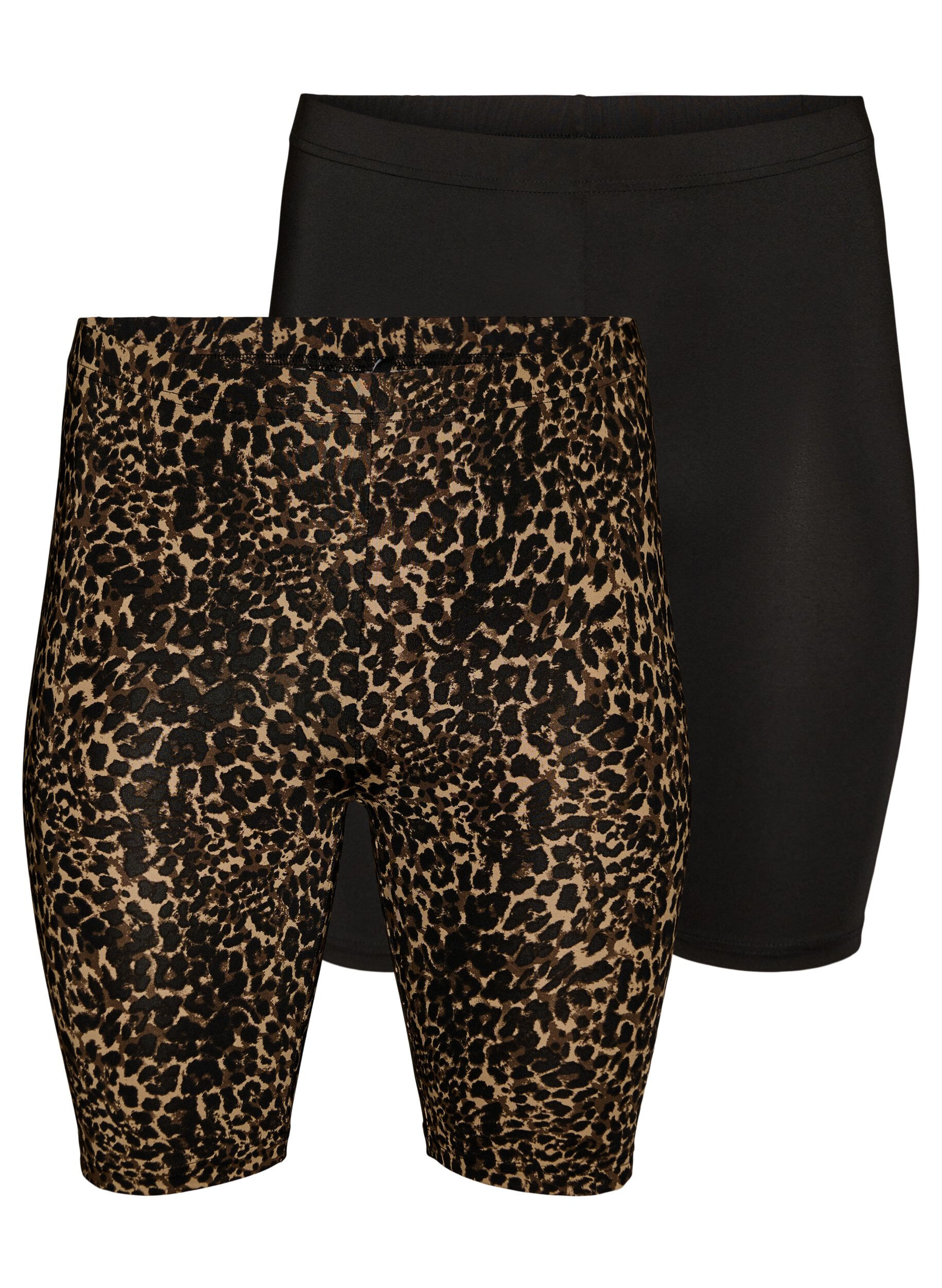 Zizzi2er-Pack Radlershorts, Braun, Packshot image number 0