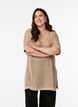FLASH - Kurzarmpullover mit V-Ausschnitt, Beige, Model image number 0