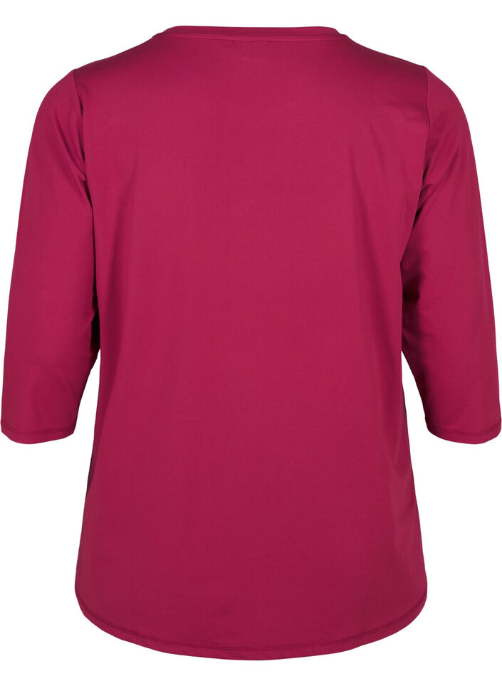  Trainingsbluse mit 3/4 &Auml;rmeln, Rot, Packshot image number 1