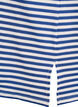 Kurzärmeliges Poloshirt mit Streifen, Blau, Packshot image number 3