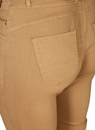 Slim Fit 3/4-Hose mit Knopfverschluss, Camel, Packshot image number 3