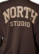 Sporty Bomber-Cardigan mit Rei&szlig;verschluss und hohem Kragen, Braun, Packshot image number 4