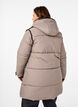 Steppjacke mit Kapuze und Kontrastdetails, Beige, Model image number 2