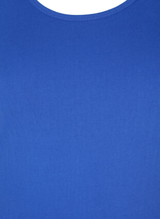 Einfarbiges Basictop, Dazzling Blue, Packshot image number 2