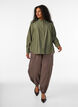 Bluse aus Viskose mit goldenen Kn&ouml;pfen, Gr&uuml;n, Model image number 1