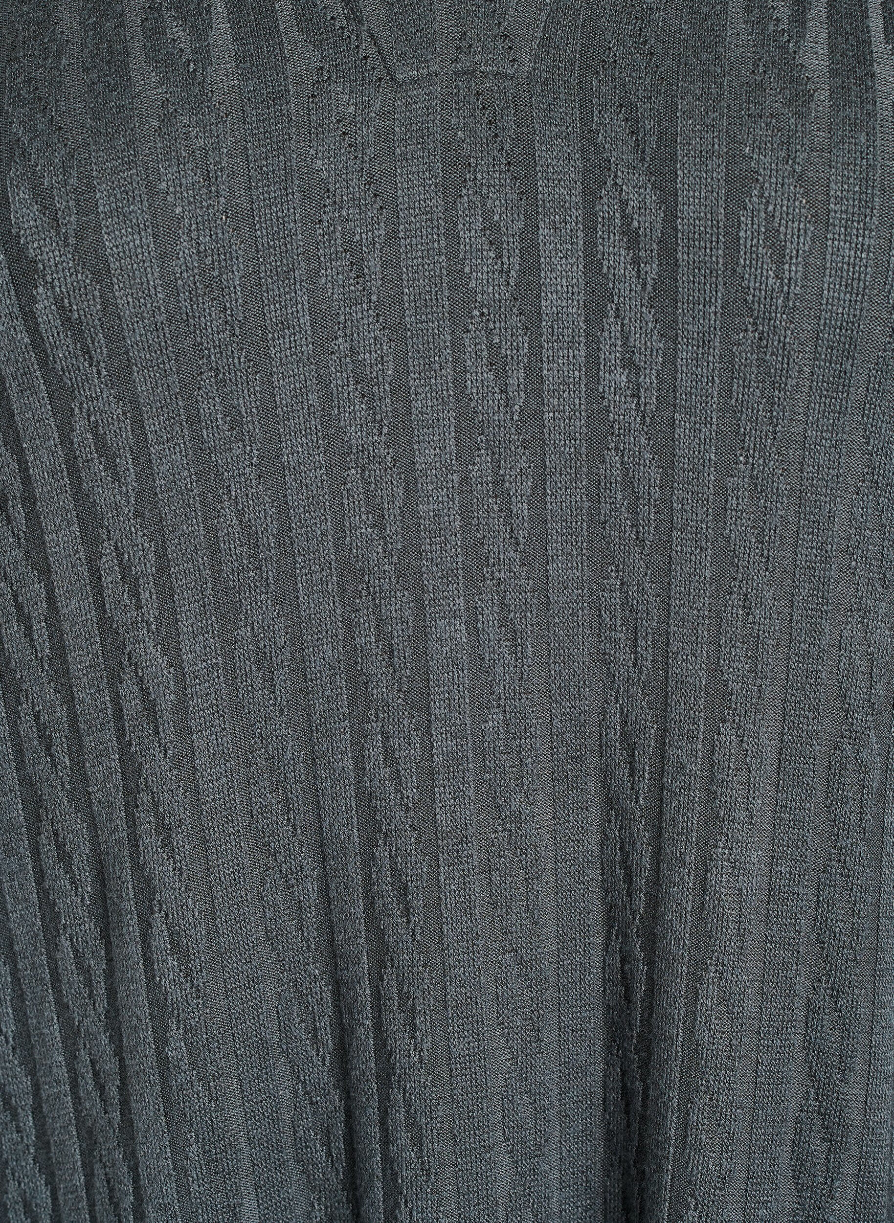 ZizziKleid mit Zopfmuster und V-Ausschnitt, Gr&uuml;n, Packshot image number 2