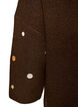 Strickbluse mit kleinen Stickmotiven, Braun, Packshot image number 3