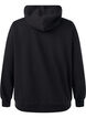 Kapuzensweatshirt mit Rei&szlig;verschluss und Taschen, Schwarz, Packshot image number 1