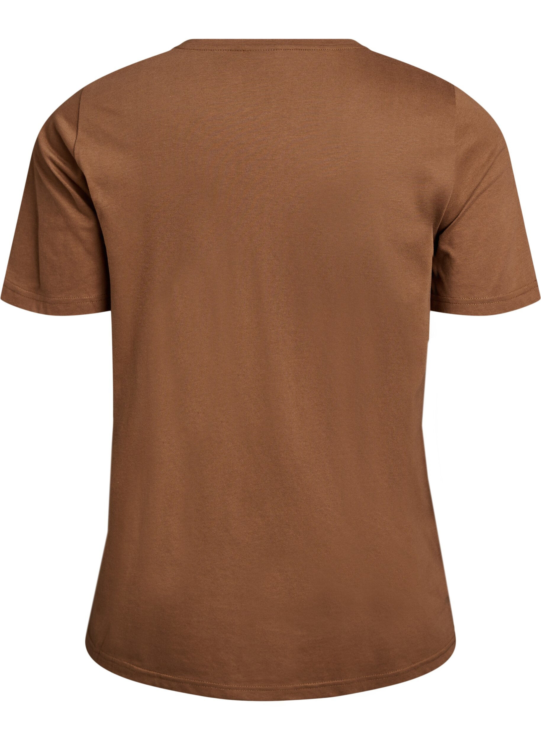 ZizziT-Shirt mit Print, Braun, Packshot image number 1