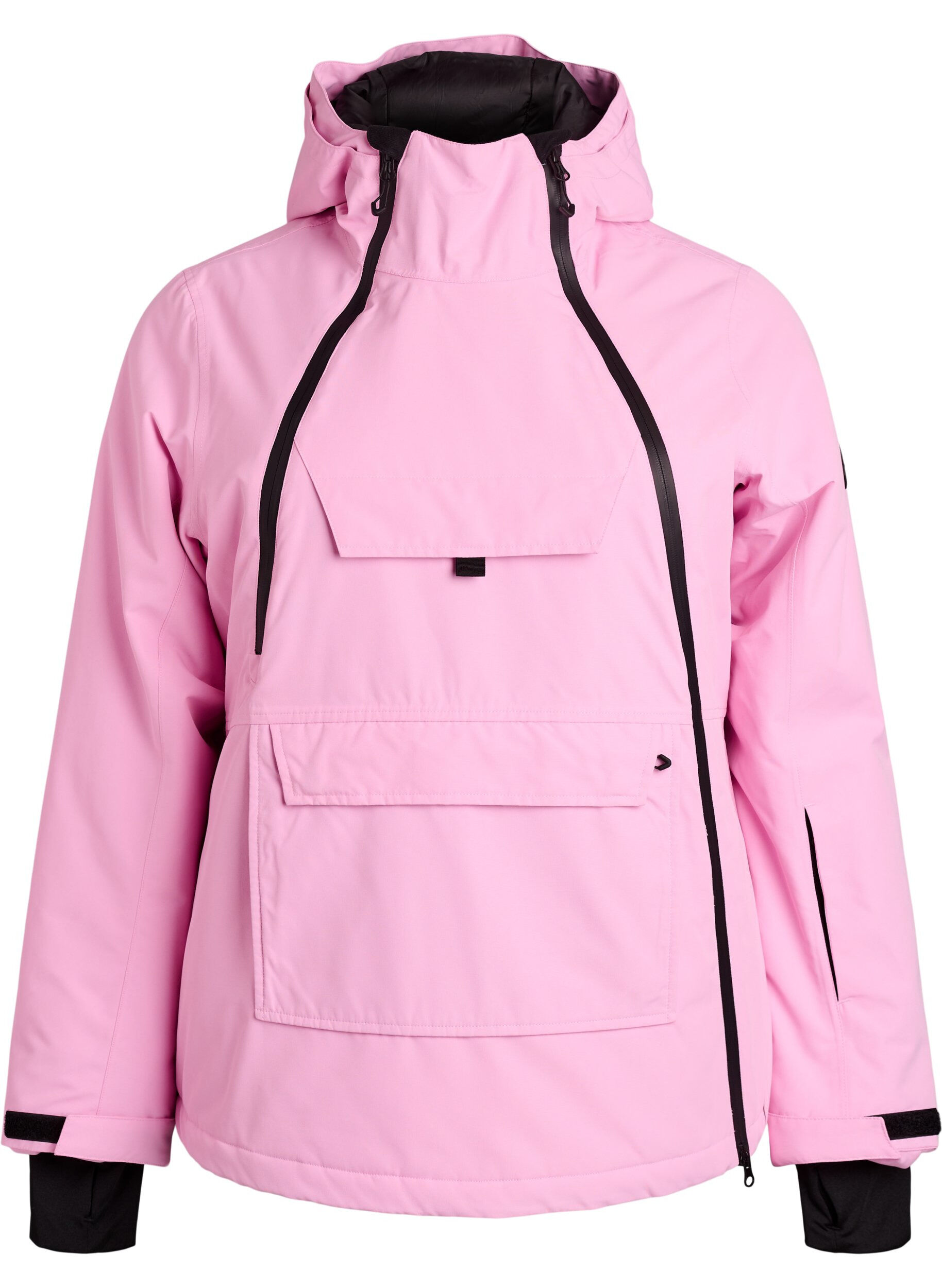 Funktionelle Skijacke mit Kapuze