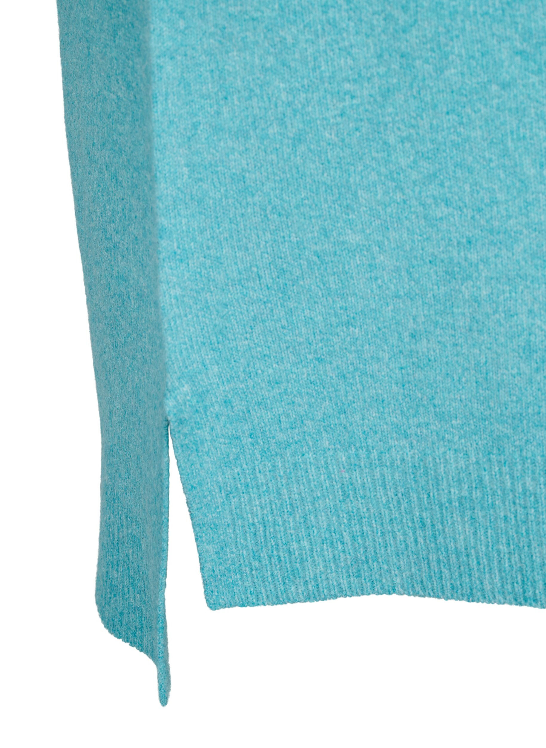 ZizziStrickkleid mit Schlitz, R. Waters/White Mel., Packshot image number 3