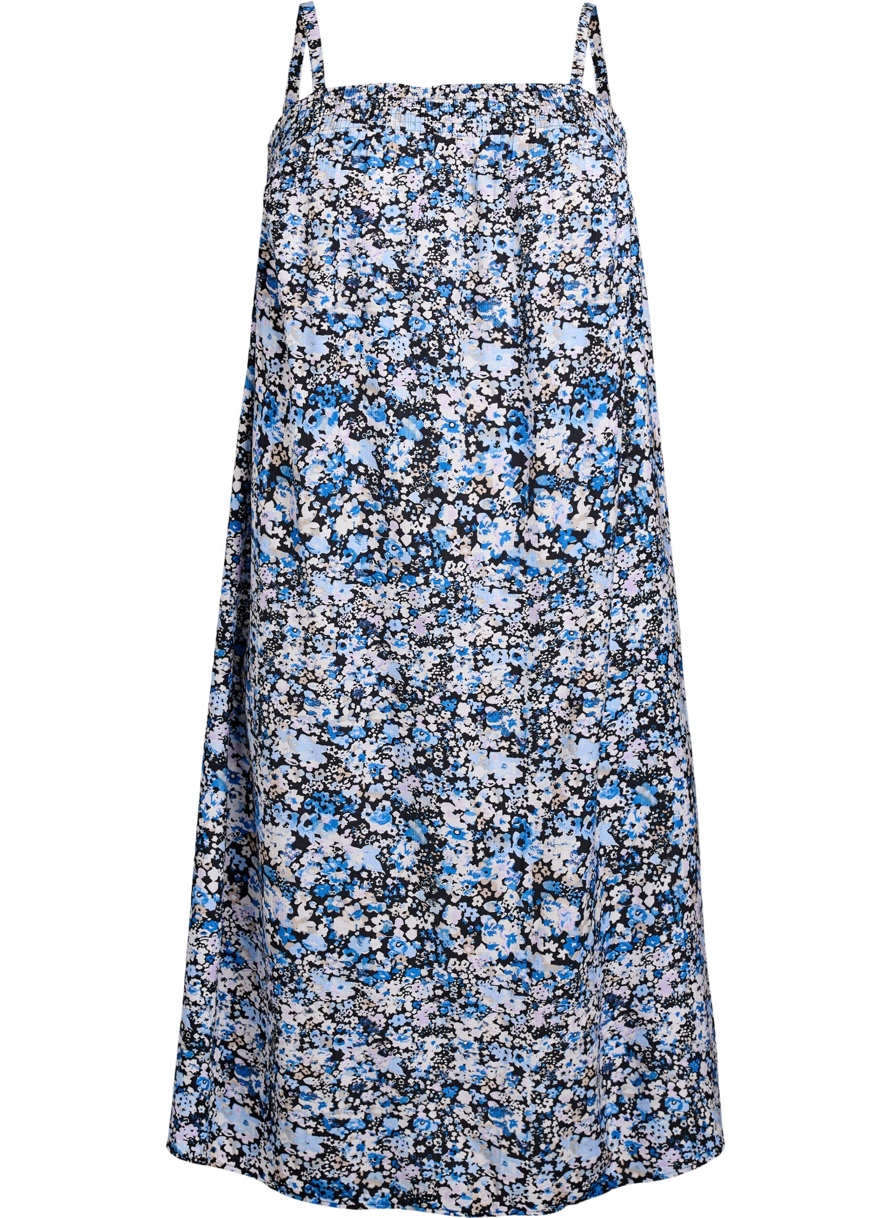 Midi-Tr&auml;gerkleid aus Viskose