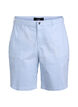 Bermuda-Shorts mit hohem Bund und Streifenmuster, Blau, Packshot image number 0
