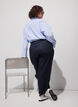 Barrel-Jeans mit hoher Taille, Blau, Model image number 1