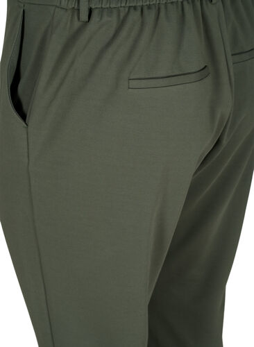 Cropped Hose mit Taschen und verstellbaren Schnüren, Thyme, Packshot image number 3