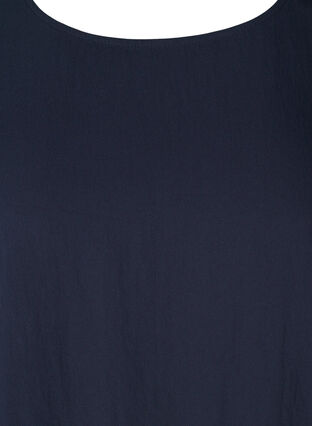 Kurzarm Viskosekleid mit Taschen, Night Sky, Packshot image number 2