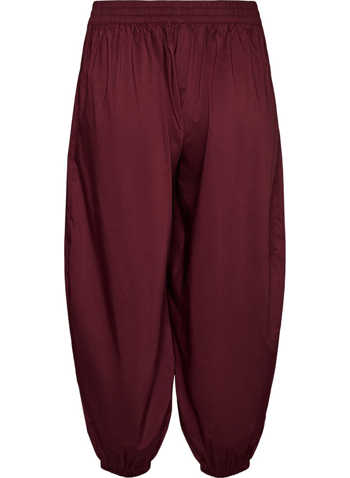 Ballonhose mit Taschen und elastischem Bund, Rot, Packshot image number 1