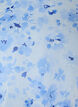 Kurzes Kleid in Chiffon-Optik mit Blumenprint und Volantlagen, Blau, Packshot image number 2