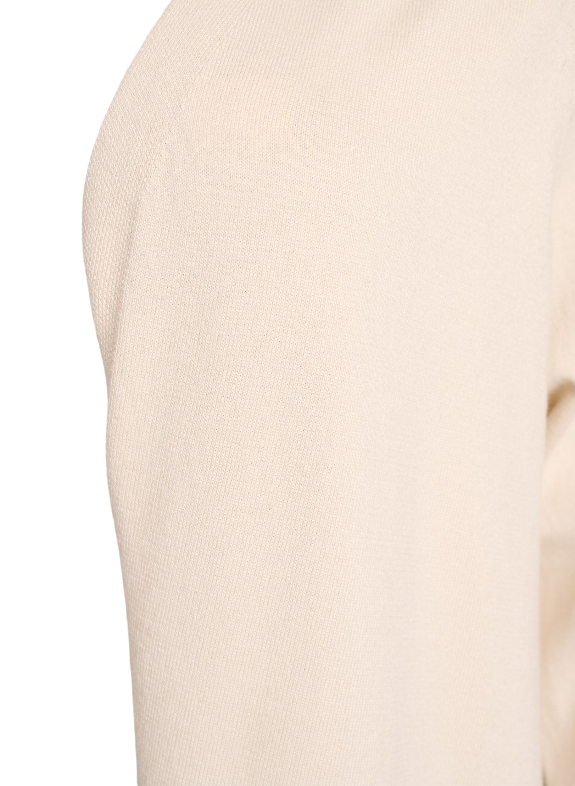 ZizziLange, offene Strickjacke mit Taschen, Beige, Packshot image number 2
