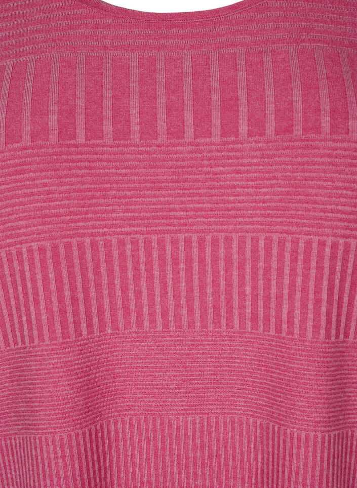 Kleid mit 3/4-Ärmeln und Streifenmuster, Malaga Mel., Packshot image number 2