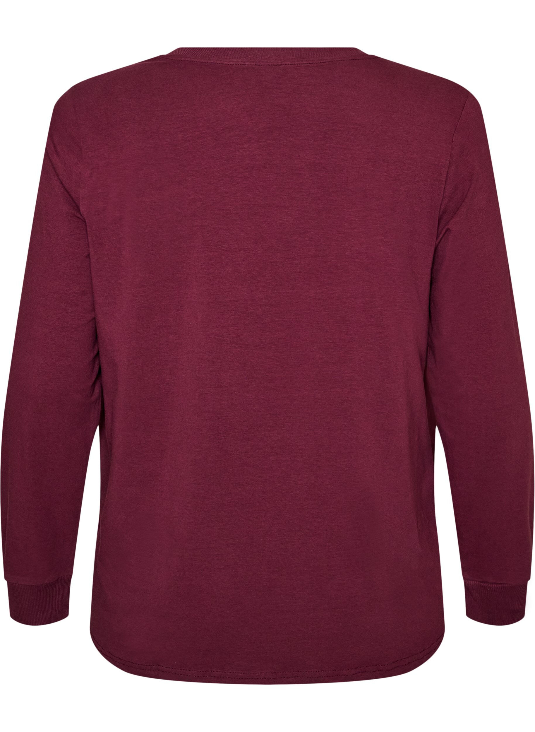 ZizziNachtbluse mit Print, Rot, Packshot image number 1