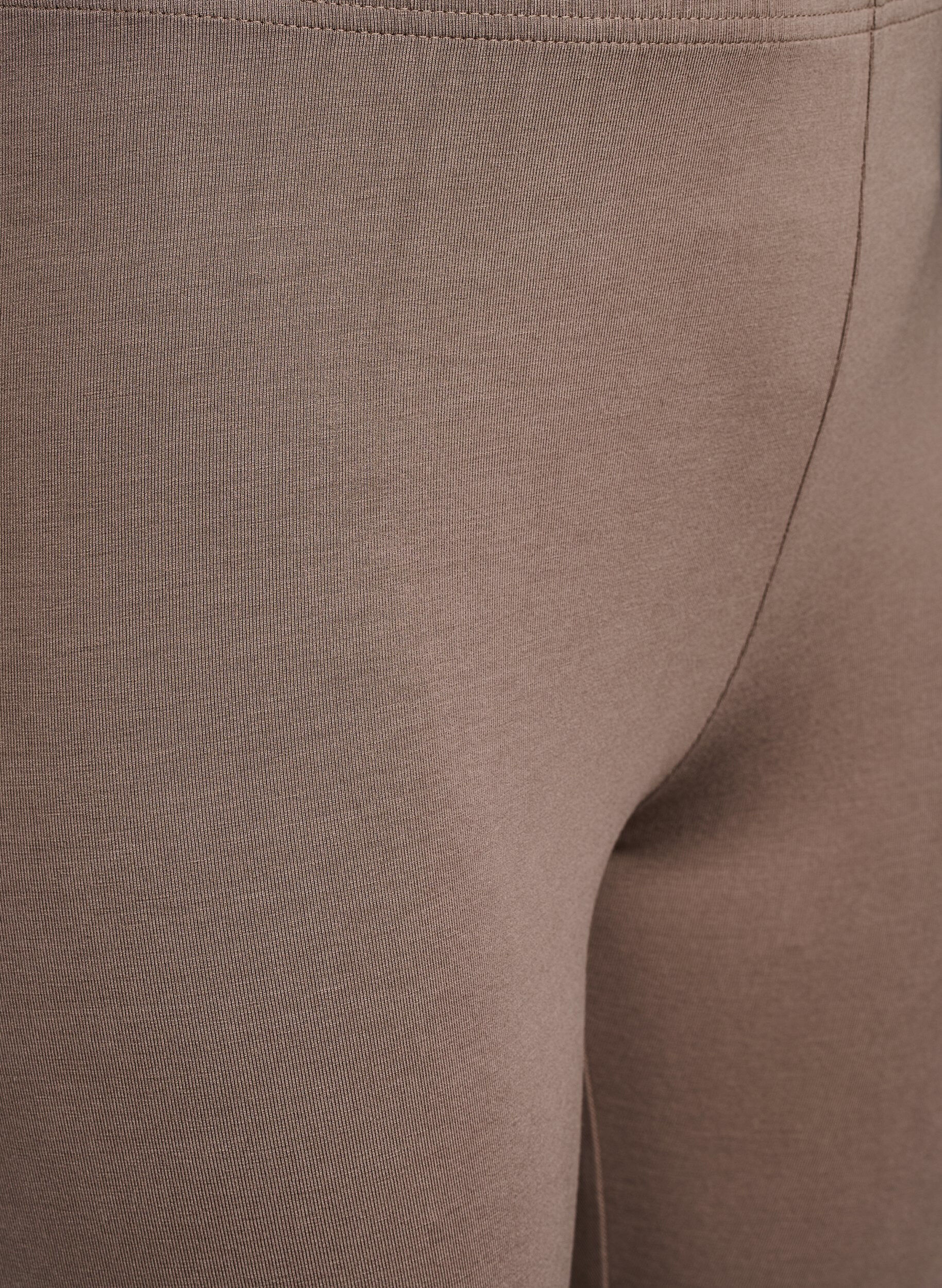 ZizziBasic Leggings aus Viskose, Braun, Packshot image number 2