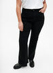 Ellen Bootcut-Jeans mit hoher Taille, Schwarz, Model image number 2