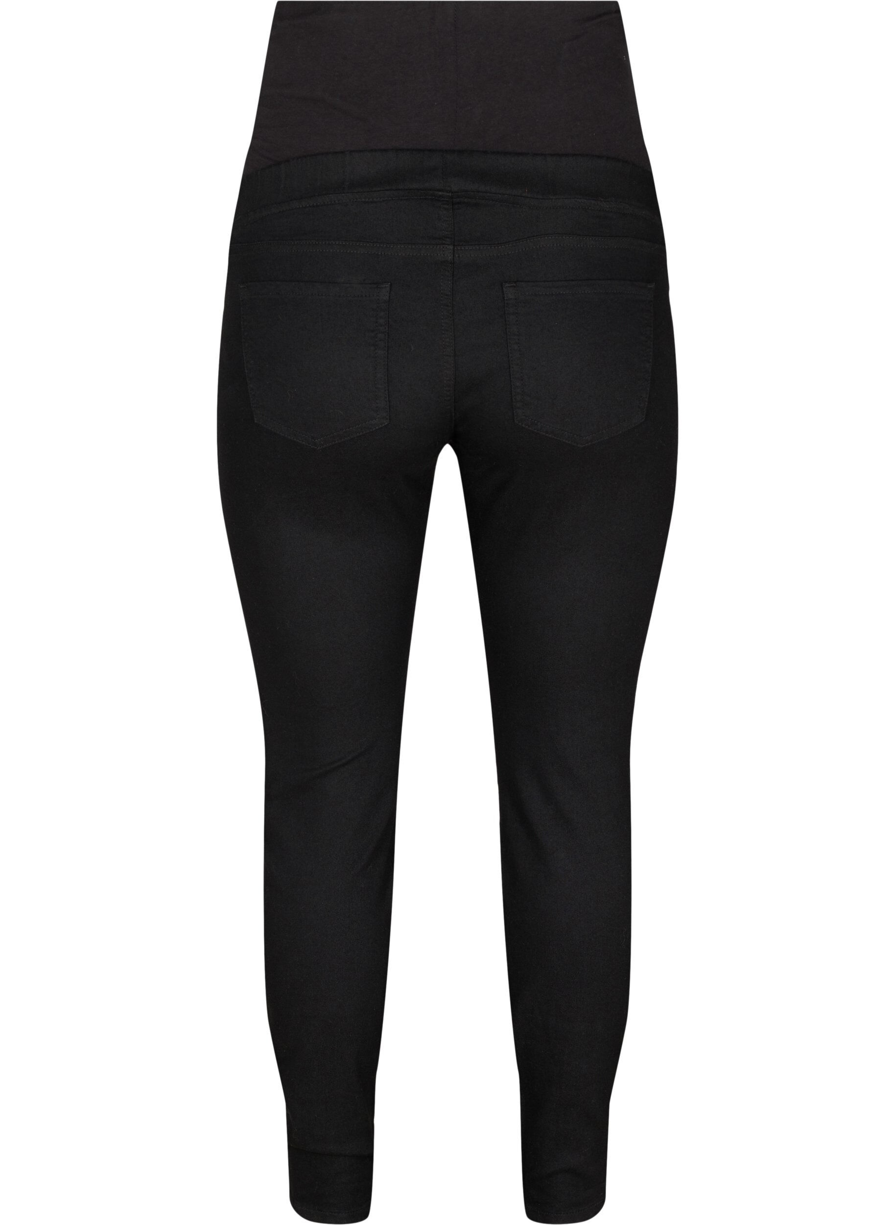ZizziUmstands-Jeggings mit Taschen hinten, Black, Packshot image number 1