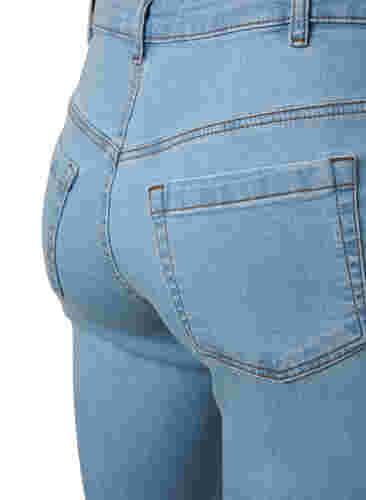 Ellen Bootcut-Jeans mit hoher Taille, Ex Lgt Blue, Packshot image number 3
